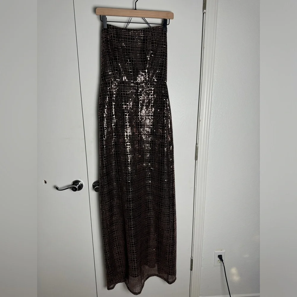MICHELLE MASON, Corset Gown in Shell, size 6